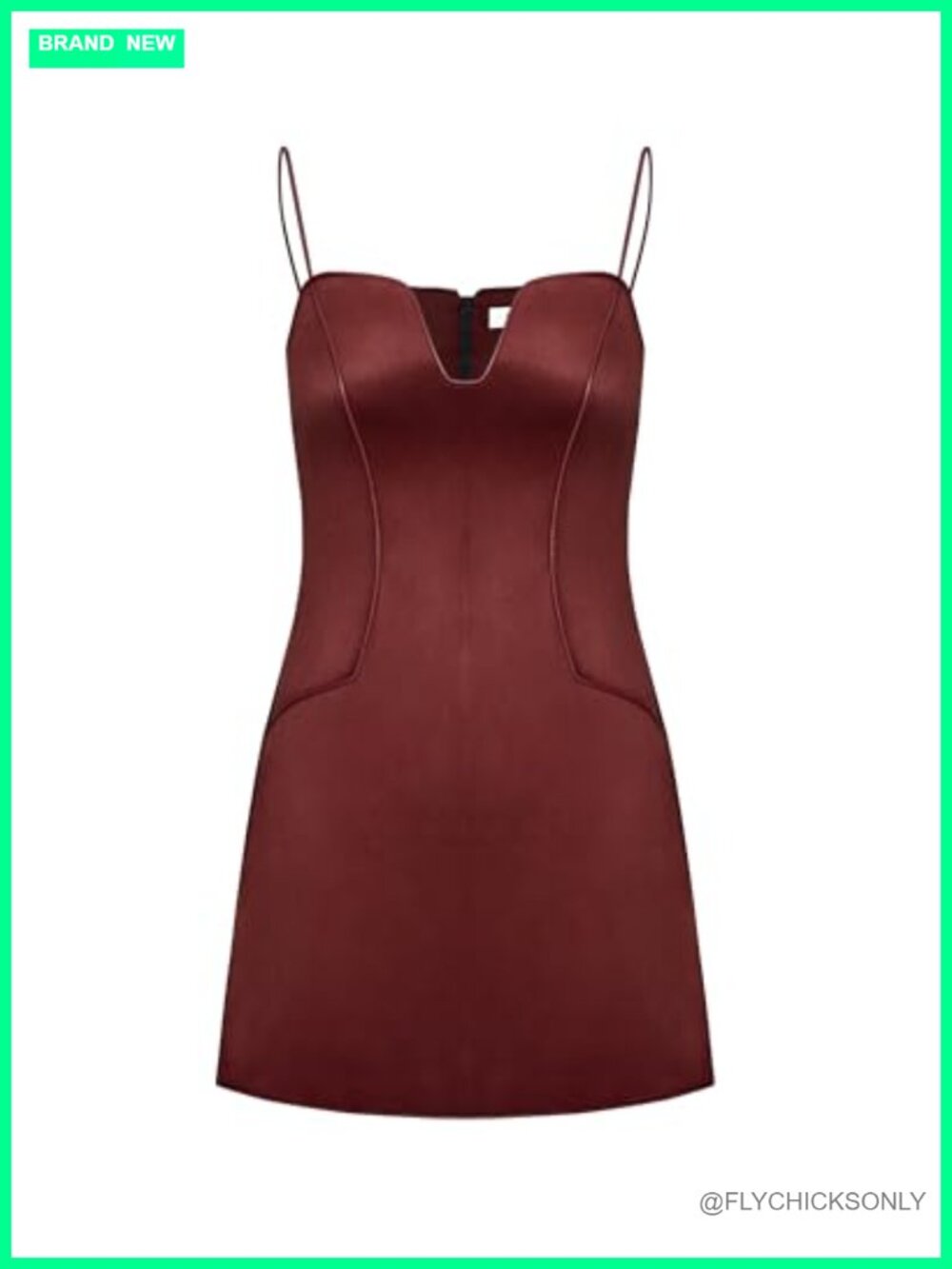 JW PEI Sueded Spaghetti Strap Halter Dress Polyester Spandex Mini